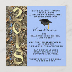 Invitation de fin d'études Camo Classic 2018