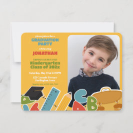Invitation de fin d'études de la mignonne maternel
