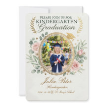 Invitation de fin d'études pour enfants, maternell