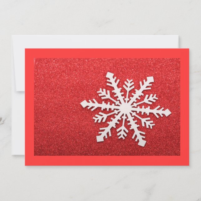 Invitation de flocon de neige (Devant)