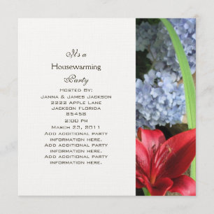 Invitation de Floral Party