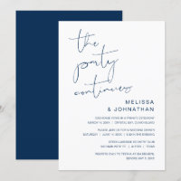 Invitation de fuite de mariage, La fête continue