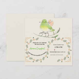 Invitation de future mariée | Brida florale person