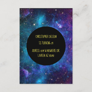 Invitation de galaxie