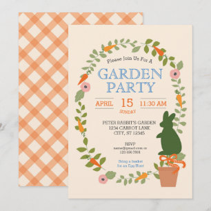 Invitation de Garden Party