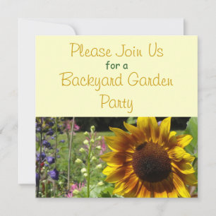Invitation de Garden Party