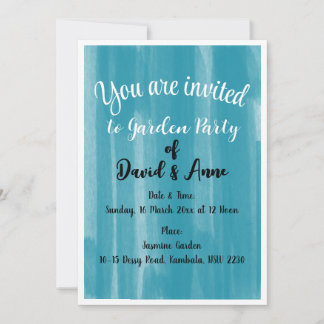 Invitation de Garden Party
