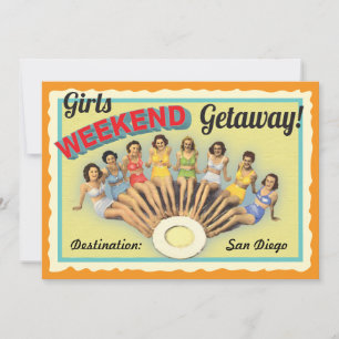 Invitation de Getaway Week-end Girls