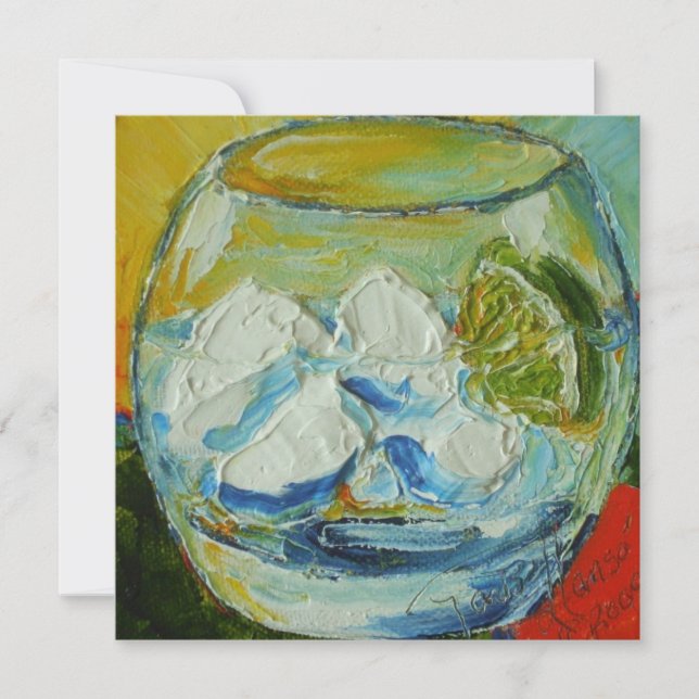 Invitation de Gin Tonic (Devant)