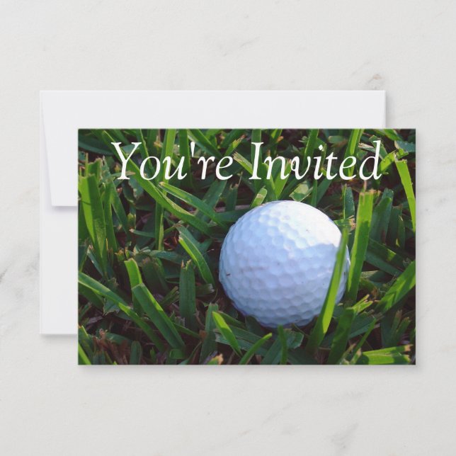 Invitation de golf (Devant)