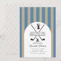 Invitation de golf pour dames, Cloud Dancer, Vert