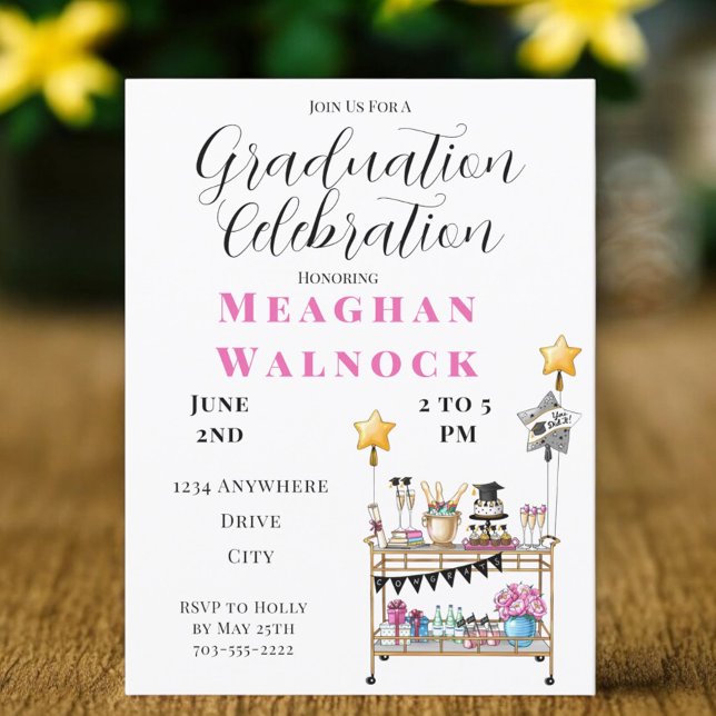 Invitation de graduation de la barre de script (Créateur téléchargé)