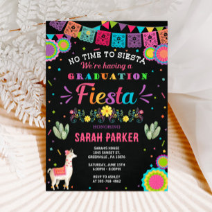 Invitation de graduation Fiesta