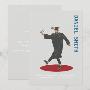 Invitation de graduation minimaliste