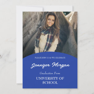 Invitation de graduation Photo Simply Classy
