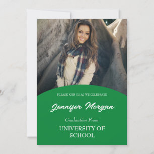 Invitation de graduation Photo Simply Classy
