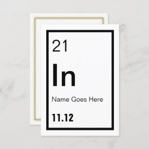 Invitation de groupe chimiste sur mesure