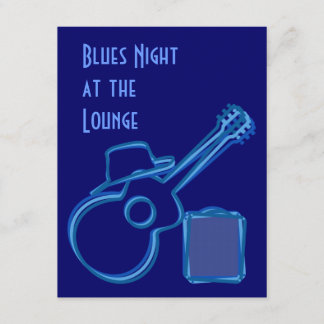 Invitation de guitare de bleus