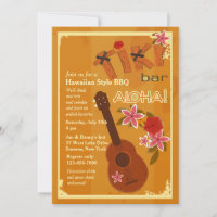 Invitation de guitare hawaïenne