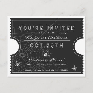 Invitation de Halloween