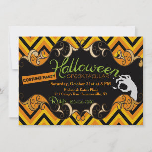 Invitation de Halloween Spooktacular