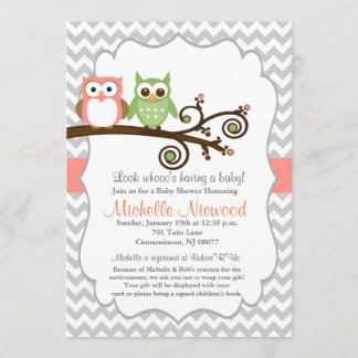 Invitation de hibl Baby shower rose