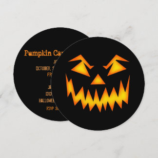 Invitation de Jack's Back Citrouille Carving Circl