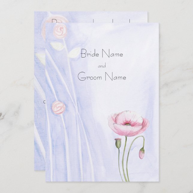 Invitation de jardin (Devant / Derrière)