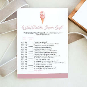 Invitation de jeu de mariage rétro CLARA Que a dit