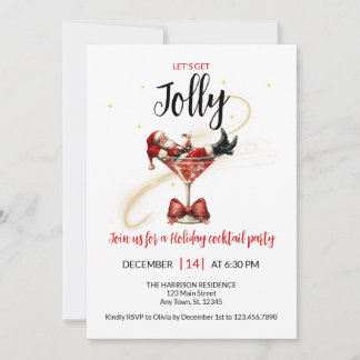 Invitation de Jolly Holiday Party