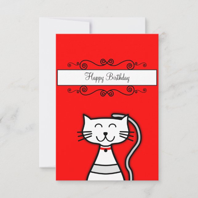 Invitation de joyeux anniversaire (Devant)