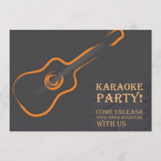 Invitation de karaoke