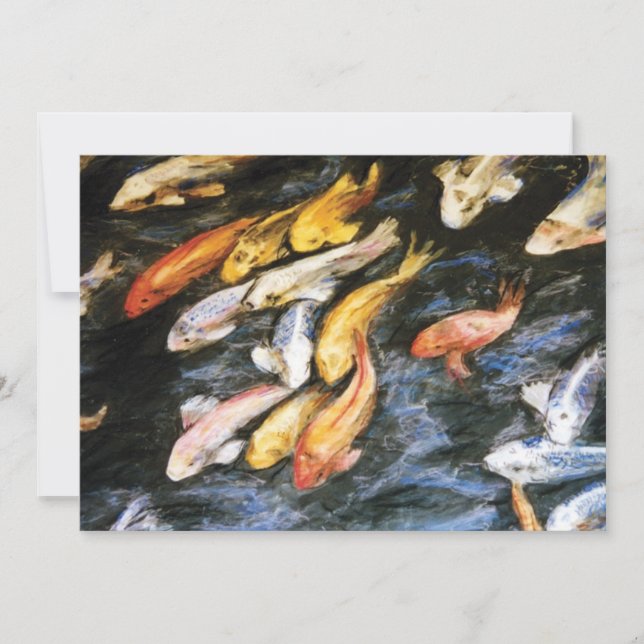 Invitation de Koi Fish (Devant)