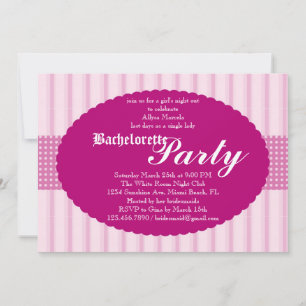 Invitation de la Bachelorette Party