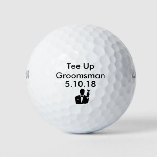 Invitation de la balle de golf Groomsman