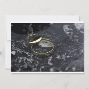 Invitation de la bande des Mariages d'or jaune