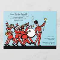 Invitation de la bande Marching