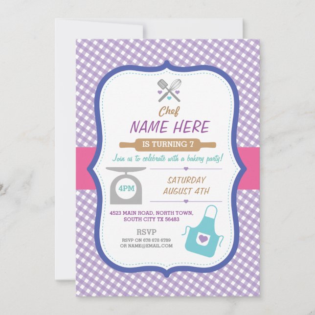 invitation de la boulangerie à tout âge Filles de  (Devant)