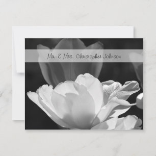 Invitation de la carte Mariage Merci Tulip Spring