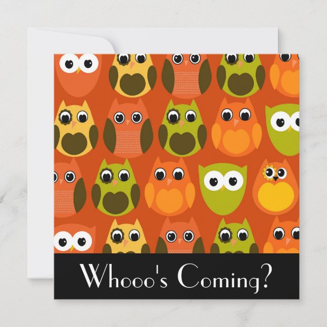 Invitation de la chouette (Devant)