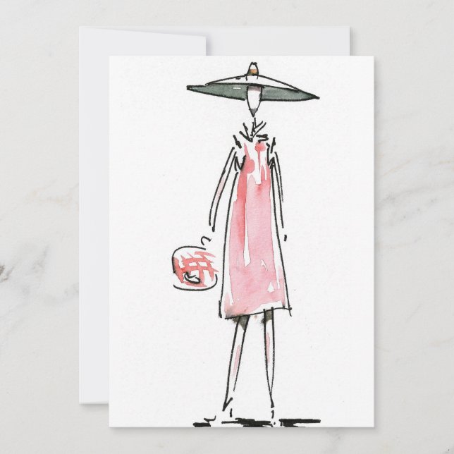 Invitation de la dame à déjeuner (Devant)