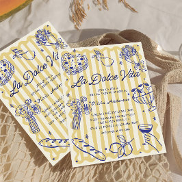 Invitation de la Dolce Vita Lemon