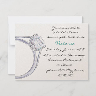 INVITATION DE LA DOUCHE BRIDAL