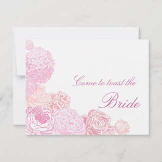 INVITATION DE LA DOUCHE BRIDAL