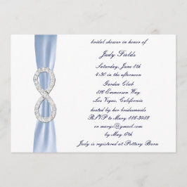 Invitation de la douche nuptiale Blue Diamond Infi