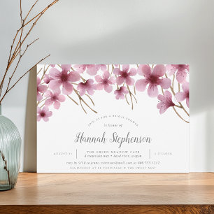 Invitation de la douche nuptiale Cherry Blossoms