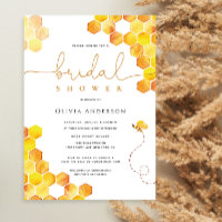 Invitation de la douche nuptiale de miel Bumble Be