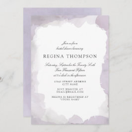 Invitation de la douche nuptiale Debonair Lavender