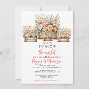 Invitation de la douche nuptiale hors du marché