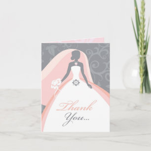 Invitation de la douche nuptiale Merci